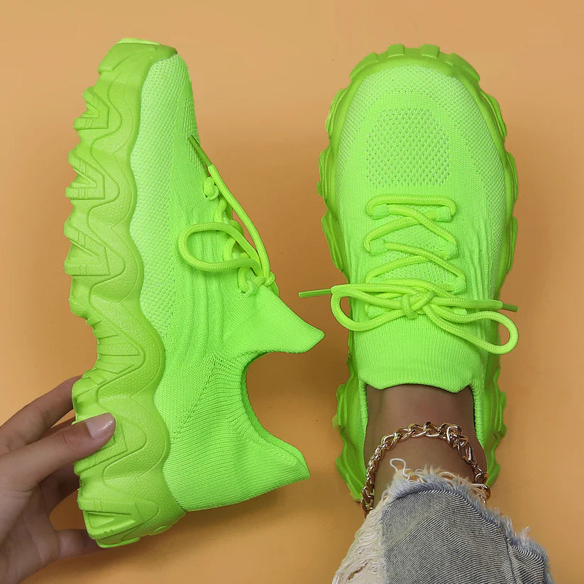 Ultra Comfy Walkers - Lime Green