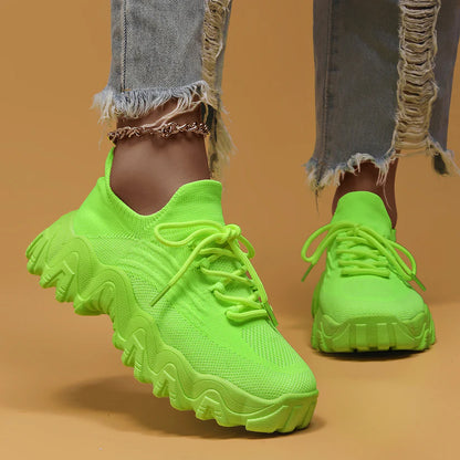 Ultra Comfy Walkers - Lime Green