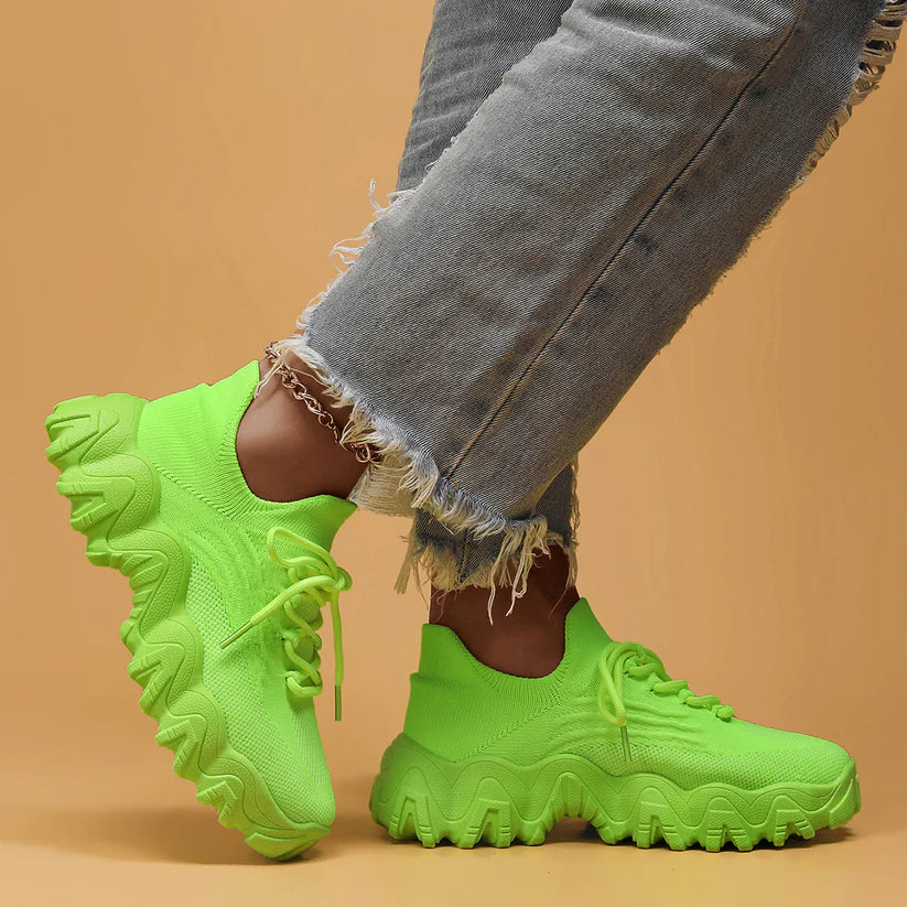Ultra Comfy Walkers - Lime Green