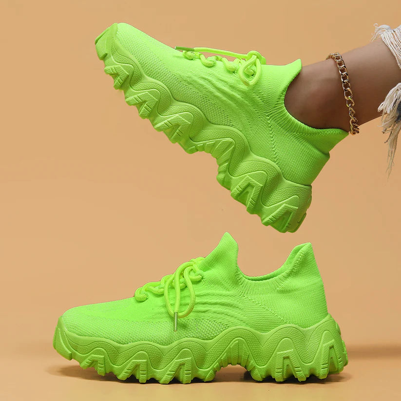 Ultra Comfy Walkers - Lime Green